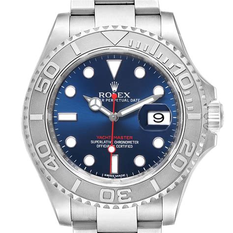 blue rolex yachtmaster|rolex yachtmaster blue dial 40mm.